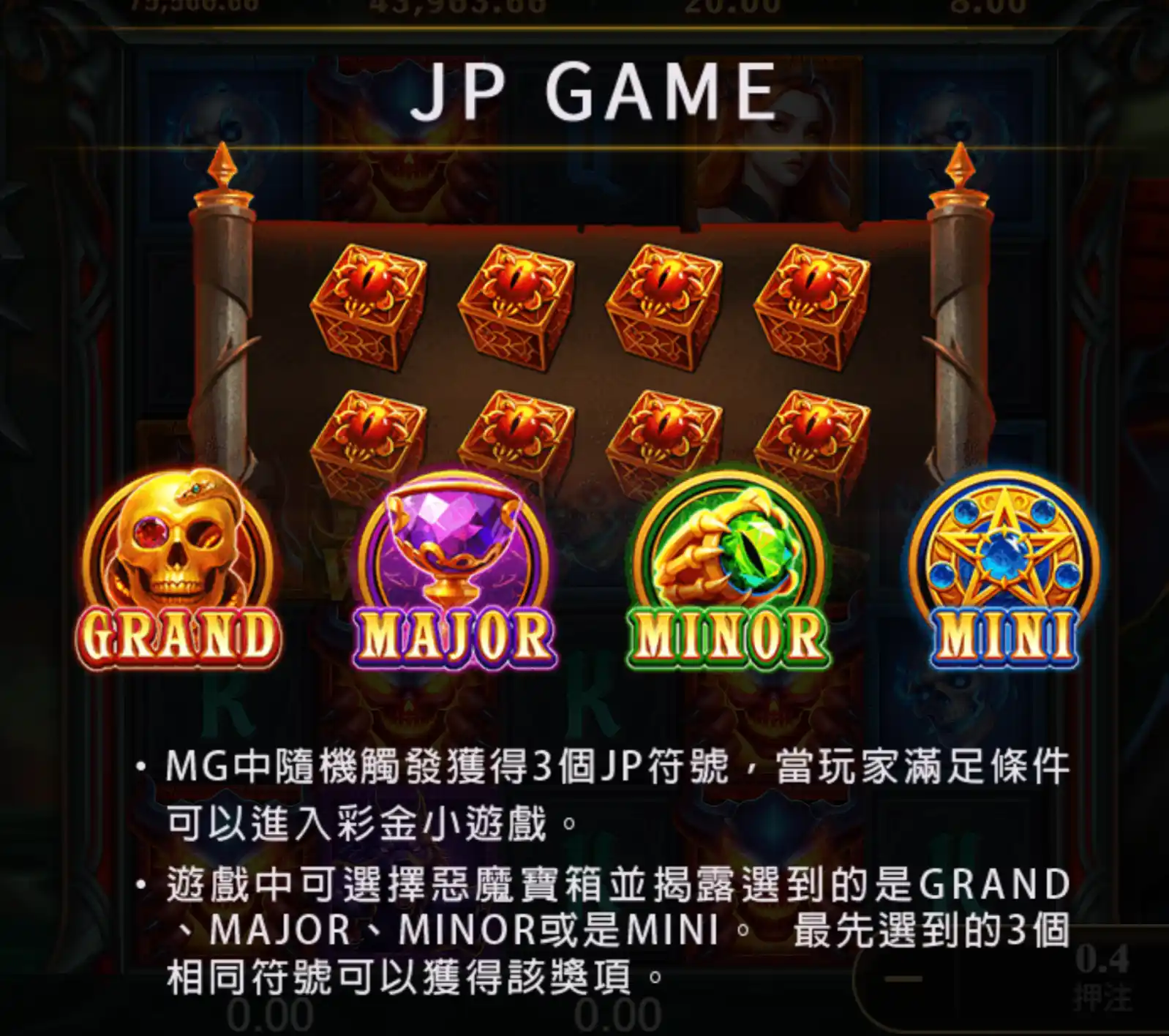 古神巴風特 JP 彩金遊戲,翻開寶箱湊 GRAND/MAJOR/MINOR/MINI
